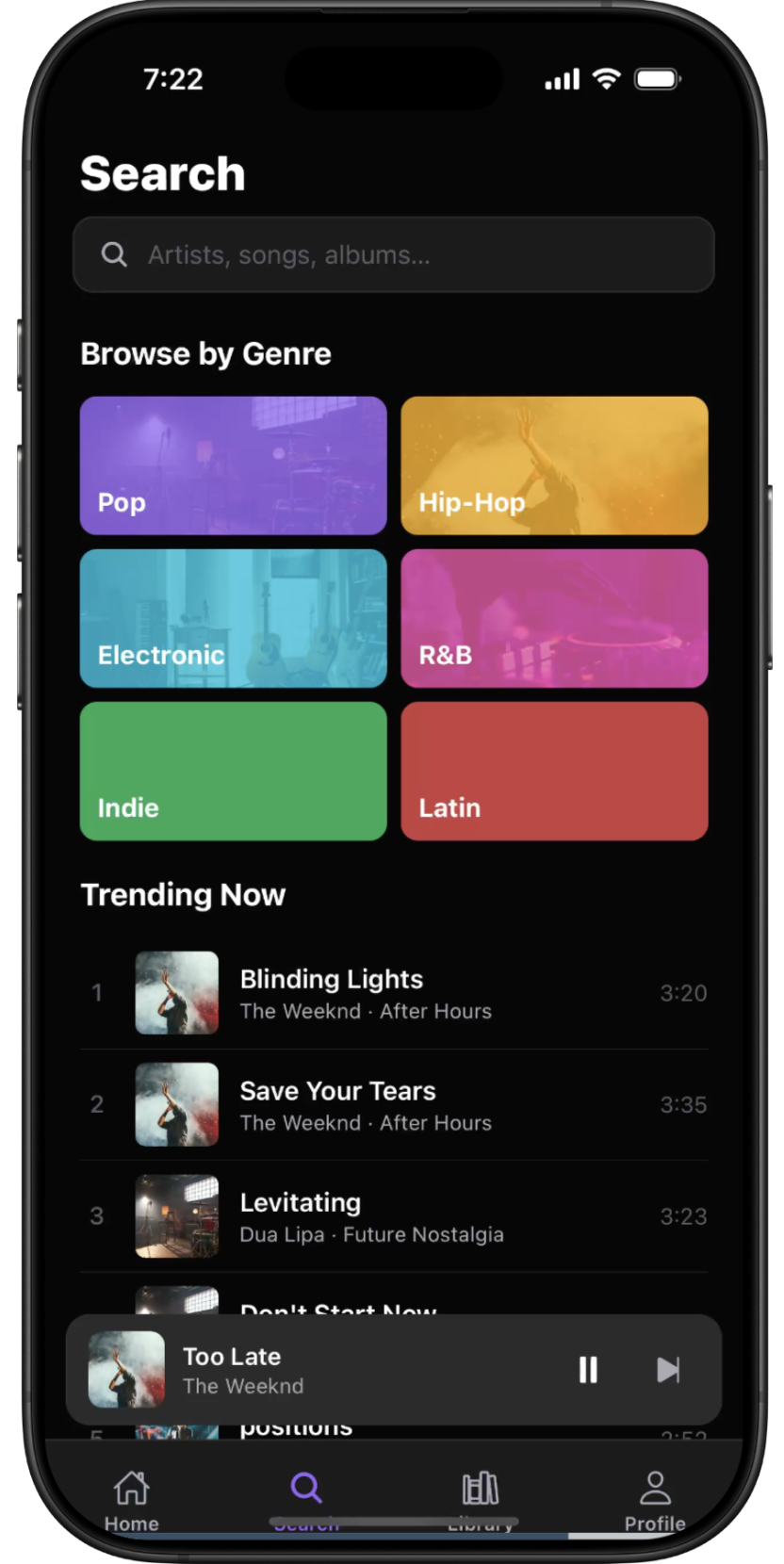 MusicStream — screen 6
