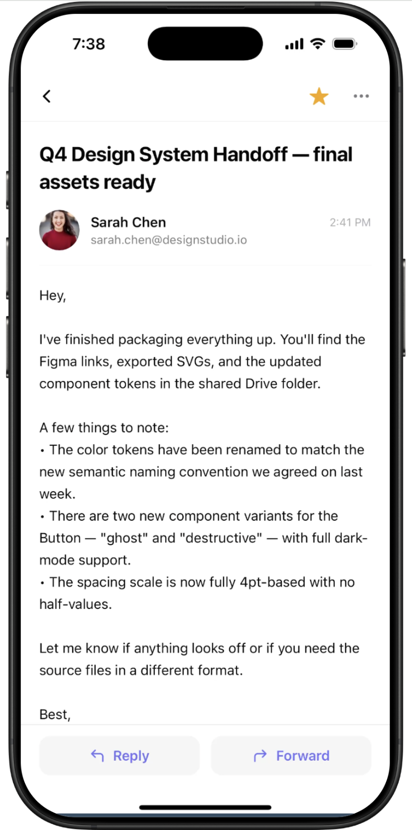 SwiftMail — screen 3