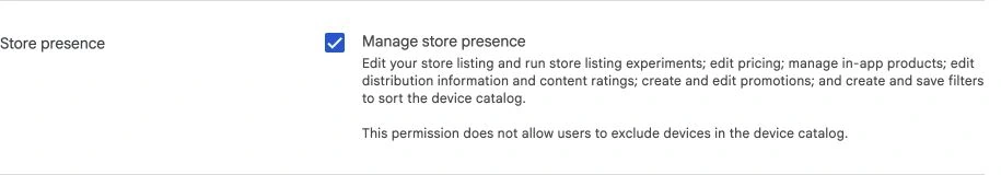 The store listing is one part of preparing an app for review.