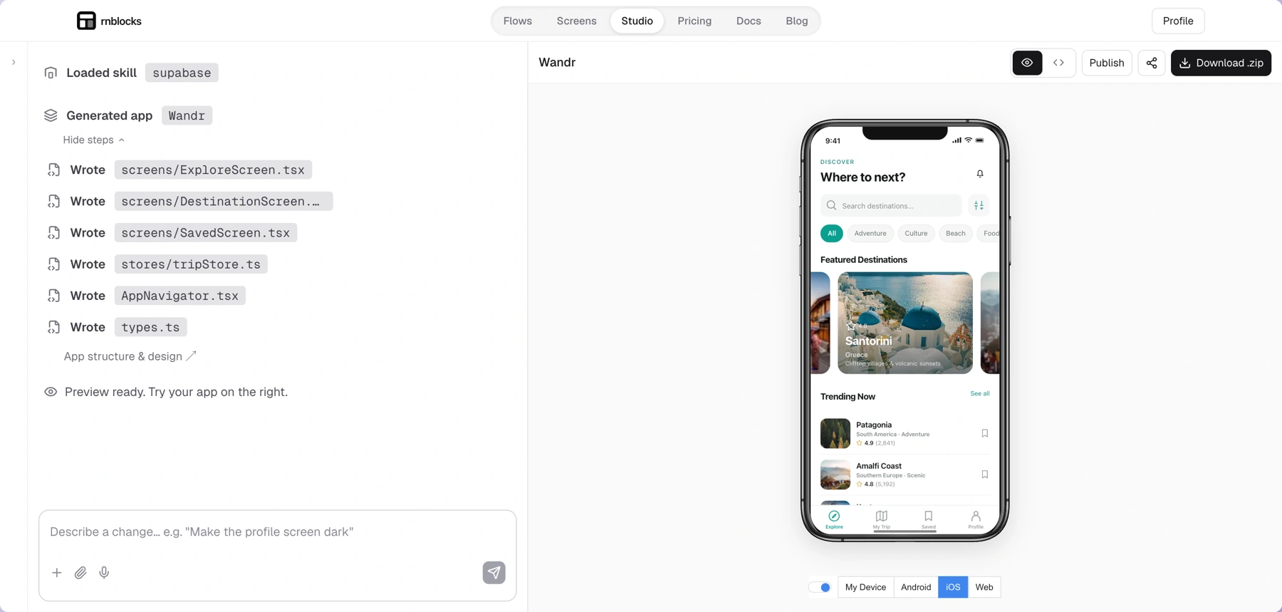 Reuse a screen or flow where it helps your app’s actual task.