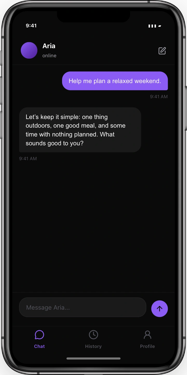 A mobile preview helps you inspect the app beyond the first generated screen.