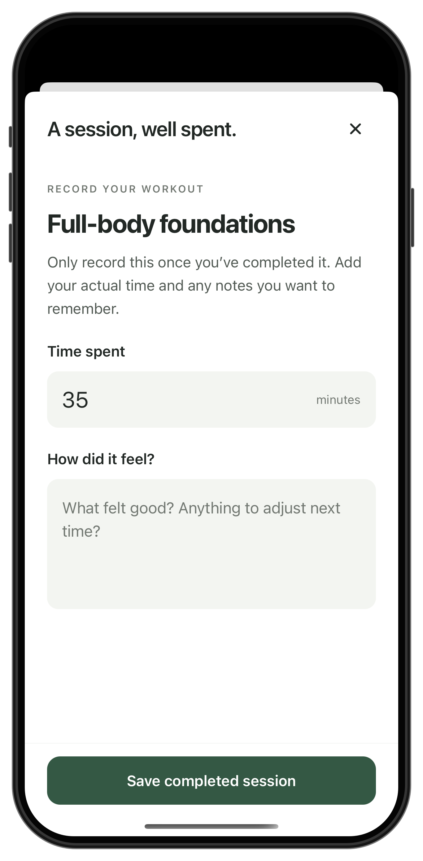 Build a Workout Planner App, app screenshot 4
