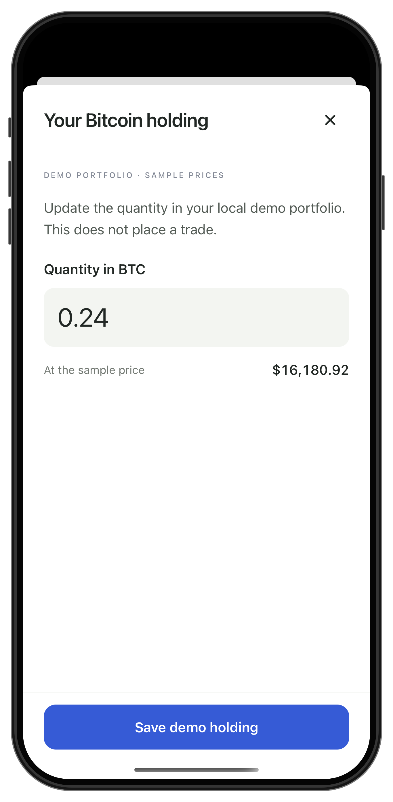 Build an Investment Portfolio Tracker App, app screenshot 4