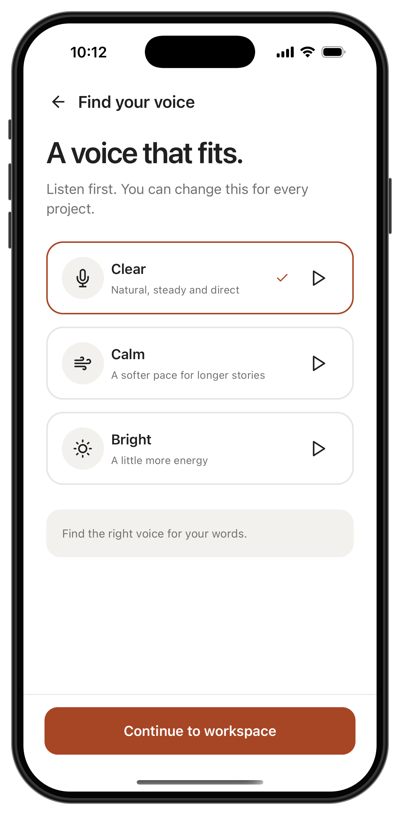 Build a Text-to-Speech App, app screenshot 5