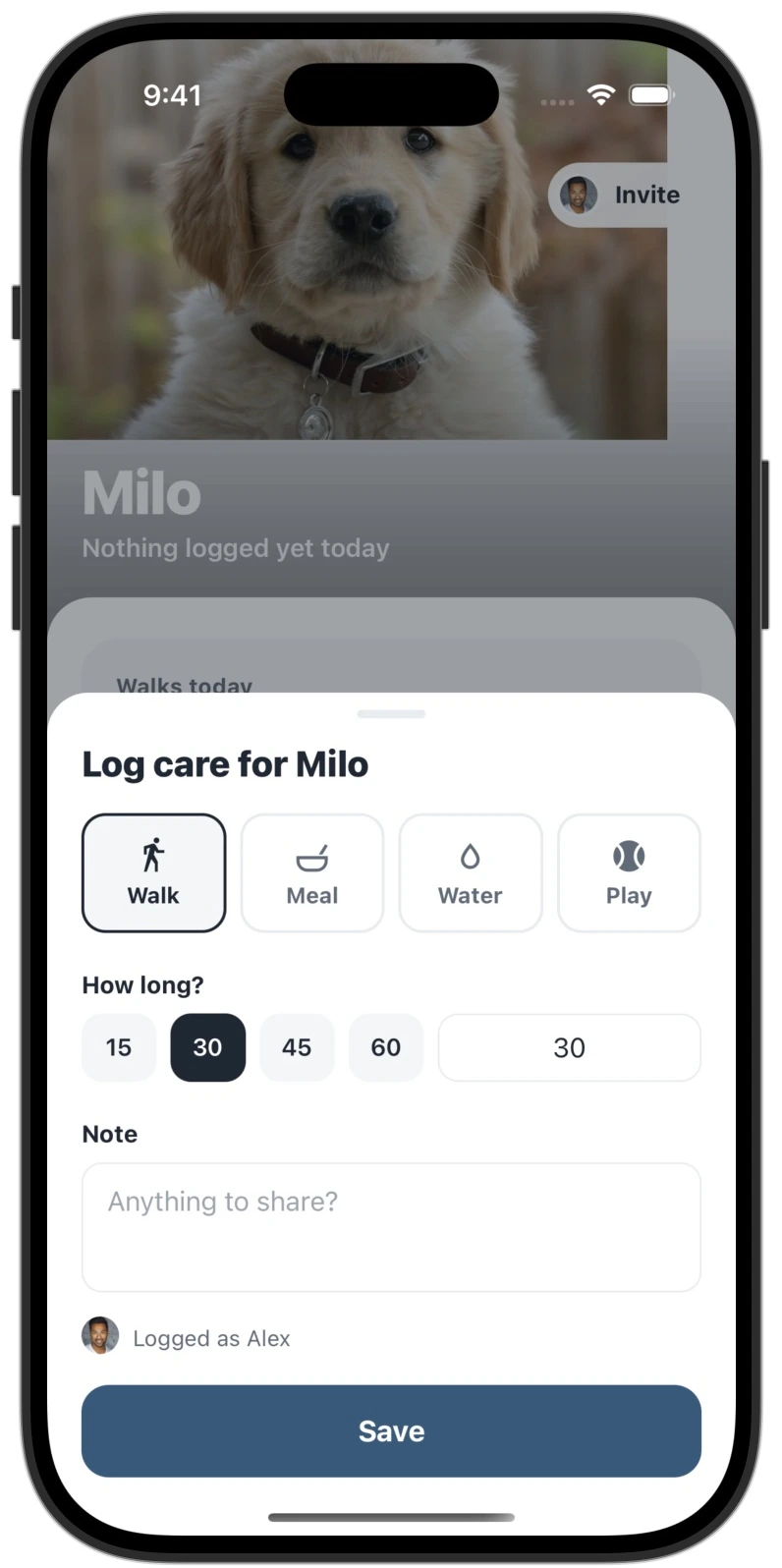 Pawprint: Pet Care Organizer App Template, app screenshot 4